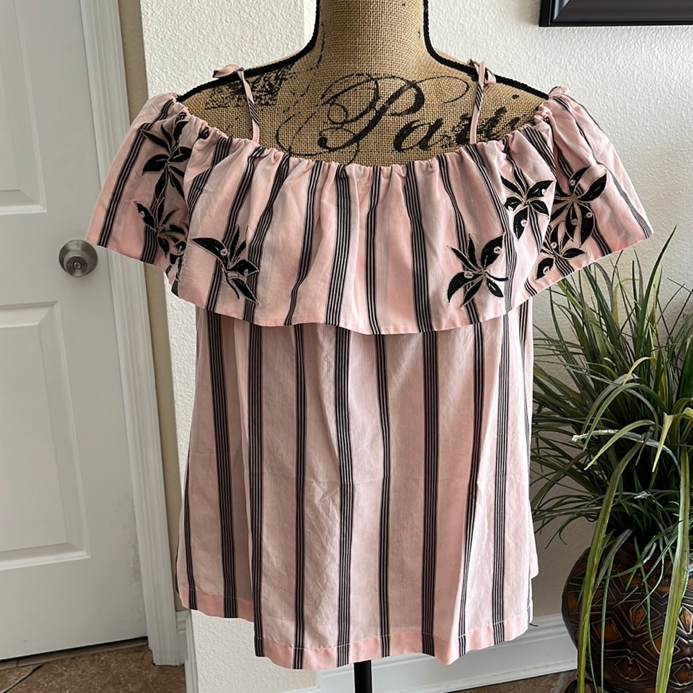 Loft off the shoulder top